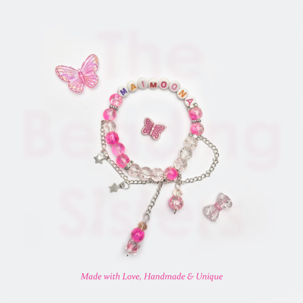 luxury dangle chain & crystal charms