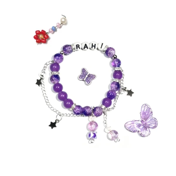 Pastel Tulip & Blossom Custom Bracelets