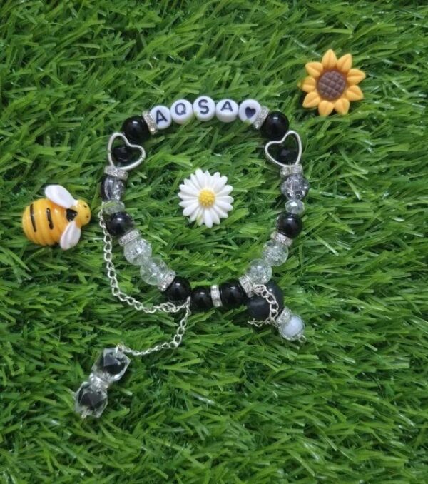 initial charm bracelet