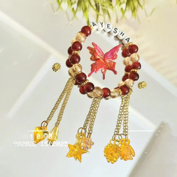 initial charm bracelet