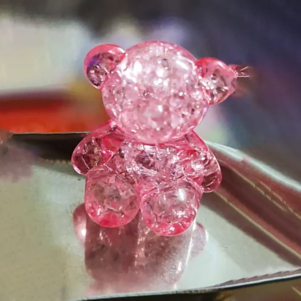 crystal bear charms