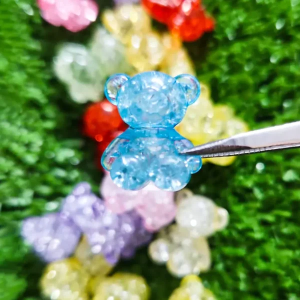 crystal bear charms