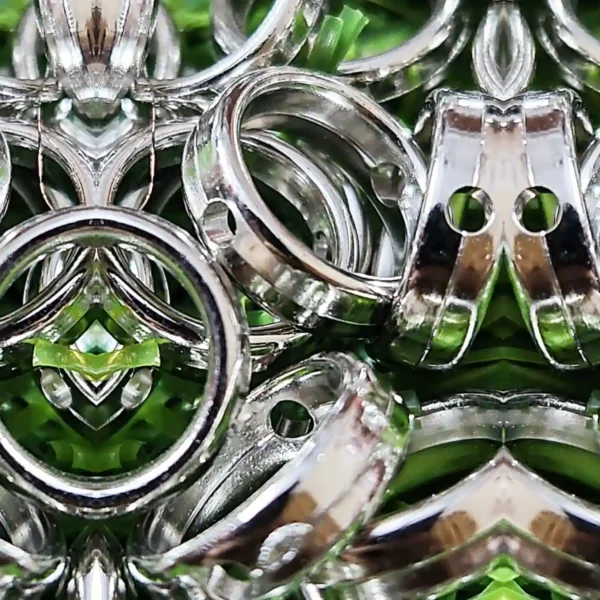 Silver Rondelles Spacers