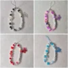 Personalized Phone Charm with custom name and butterfly design for mobile