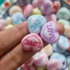 mixed color love heart beads for diy jewelry
