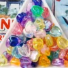 cute colorful heart beads for bracelet making