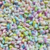 mixed pastel iridescent teardrop beads for jewelry making