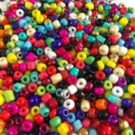 mixed color pony beads for jewelry making and kids crafts by The Beading Sisters