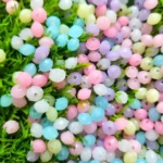 pastel faceted beads for jewelry making by The Beading Sisters