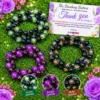 crackle glass bead strands for jewelry making by The Beading Sisters