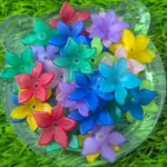colorful flower charms for jewelry making by The Beading Sisters